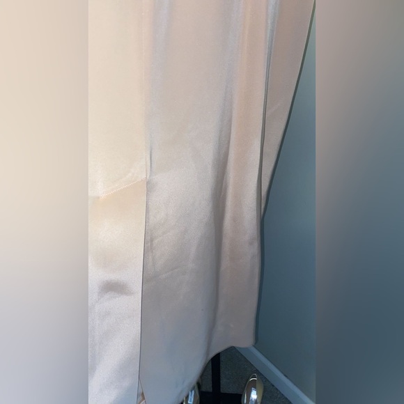 Sportmax Satin Blouse Midi Dress - Cream - Picture 6 of 8